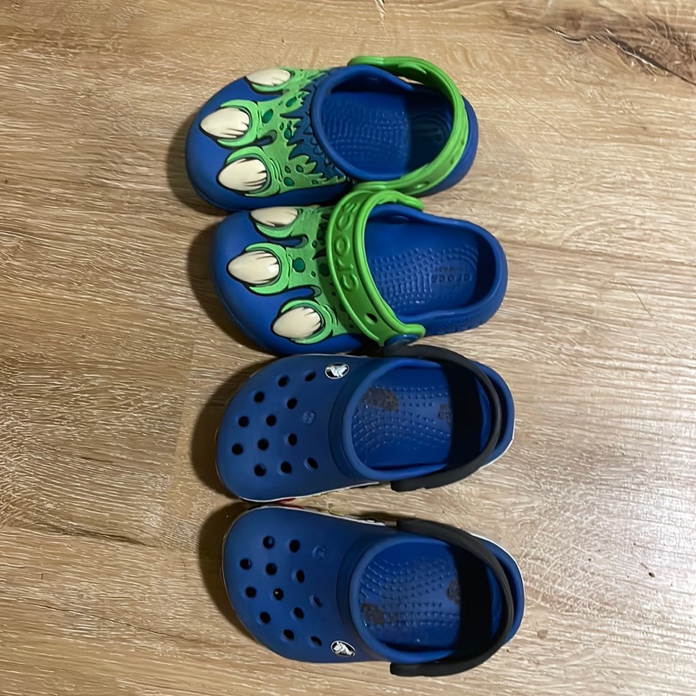 Toddler croc lot